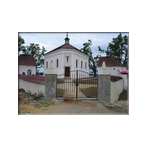Andělská hora - kostel - brána